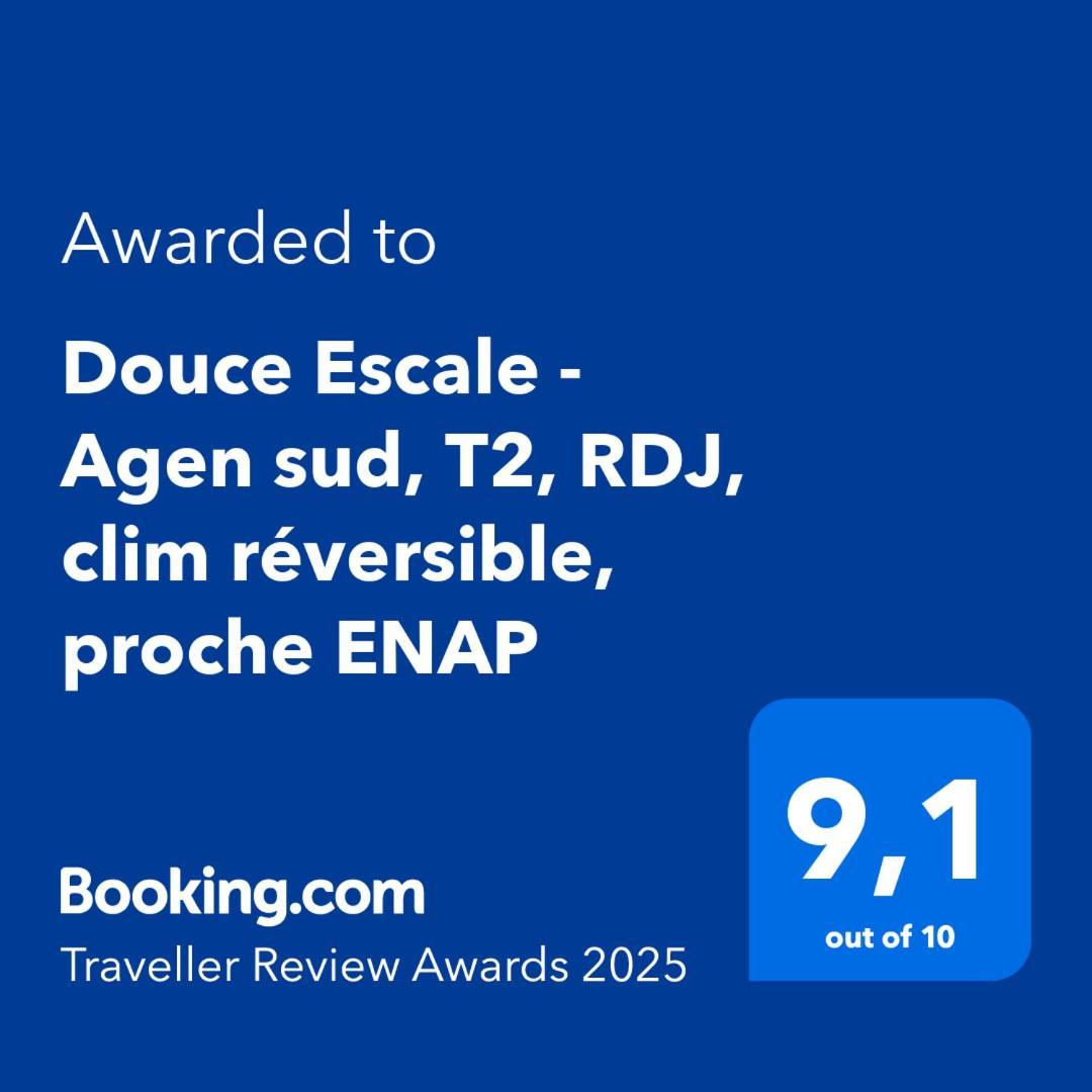 Douce Escale - Agen Sud, T2, Rdj, Clim Reversible, Proche Enap Экстерьер фото